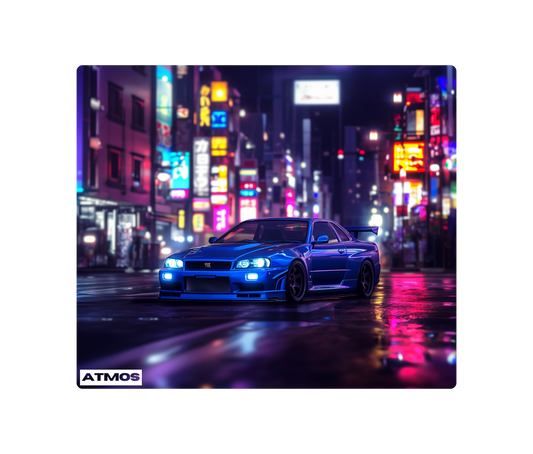R34 Glass Mousepad
